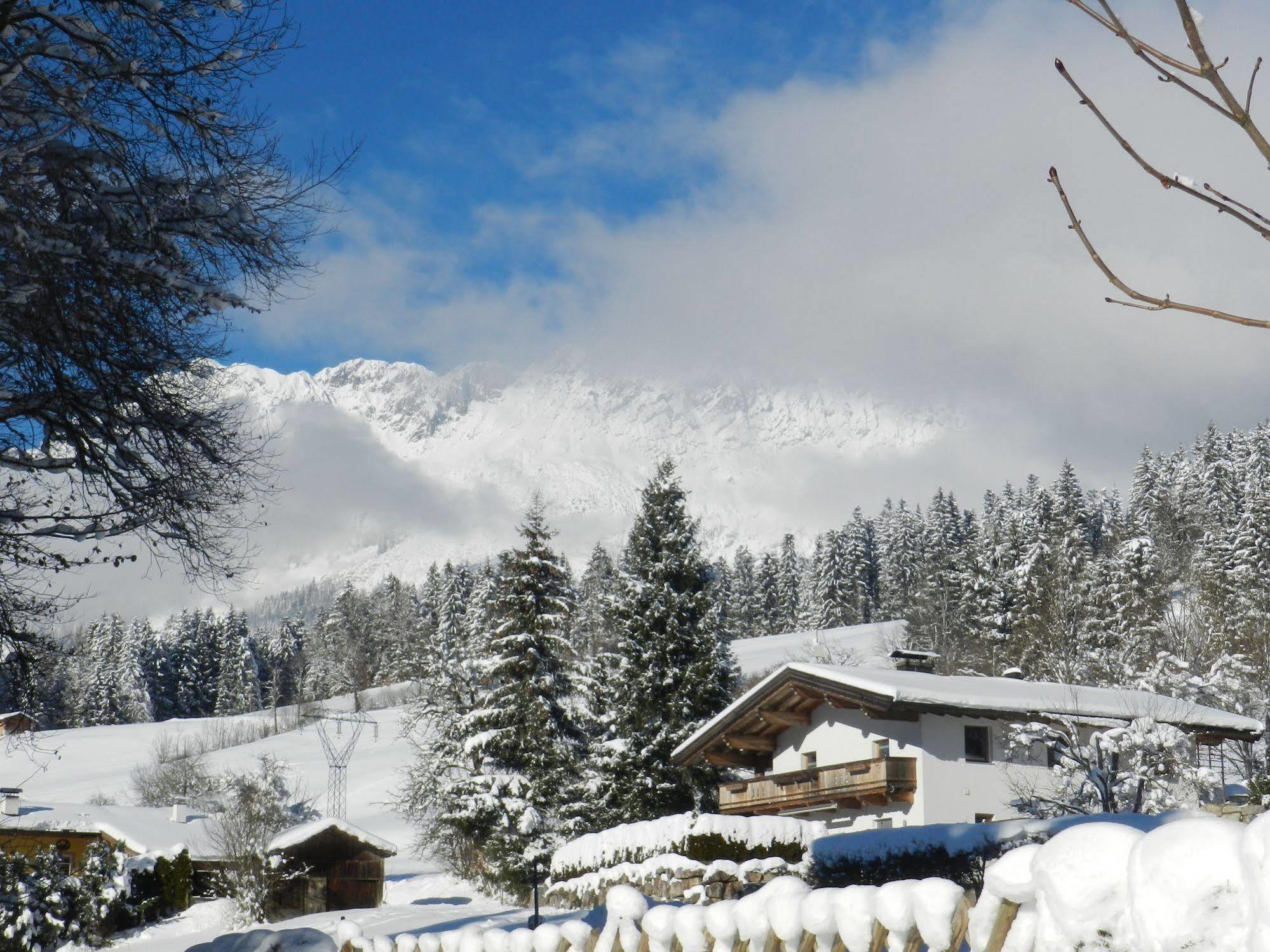 Pension Und Appartements Hartkaiser เอลล์เมา ภายนอก รูปภาพ